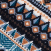 Womens KAVU Cavanaugh Aztec Fleece Pullover in BLUE