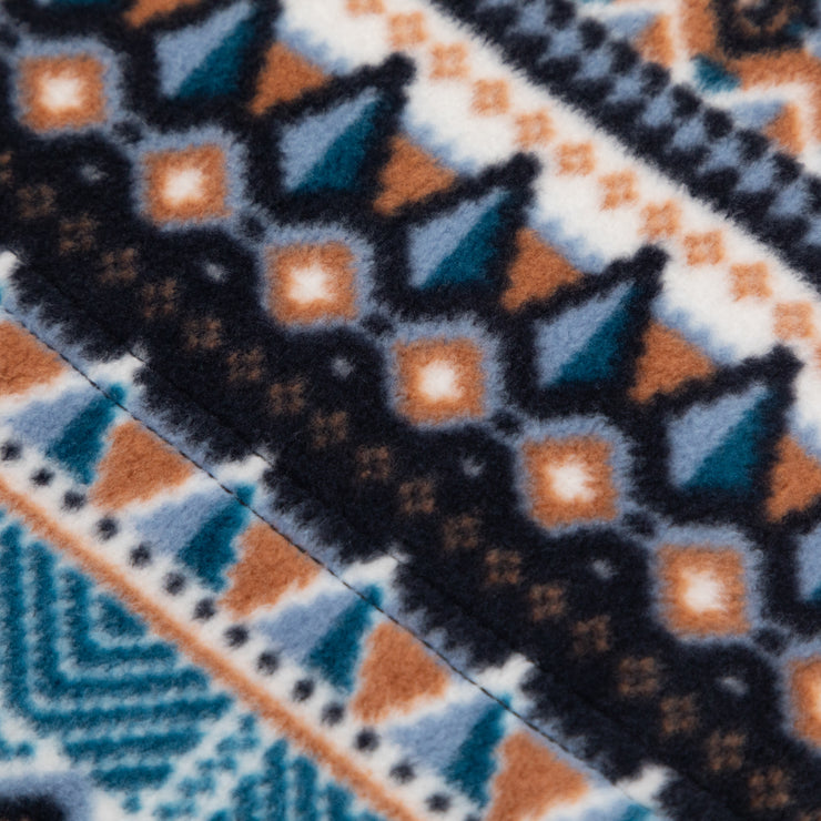 Womens KAVU Cavanaugh Aztec Fleece Pullover in BLUE