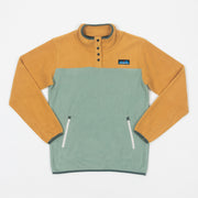 Womens KAVU Cavanaugh Fleece in YELLOW & GREEN