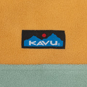 Womens KAVU Cavanaugh Fleece in YELLOW & GREEN