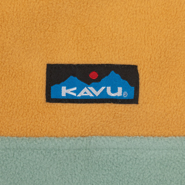 Womens KAVU Cavanaugh Fleece in YELLOW & GREEN