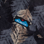Womens KAVU Cavanaugh Fleece in LEAF LAYOUT