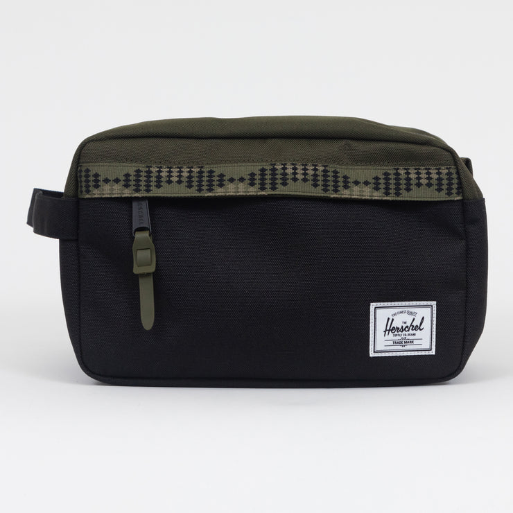 Herschel Supply CO. Chapter Travel Kit Bag in BLACK & GREEN