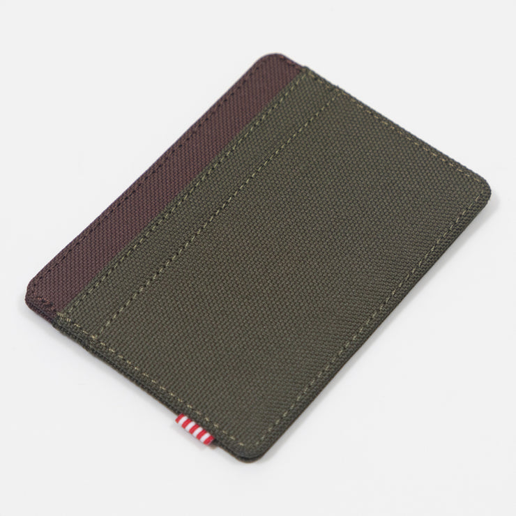 HERSCHEL SUPPLY CO. Charlie Card Holder Wallet in IVY GREEN