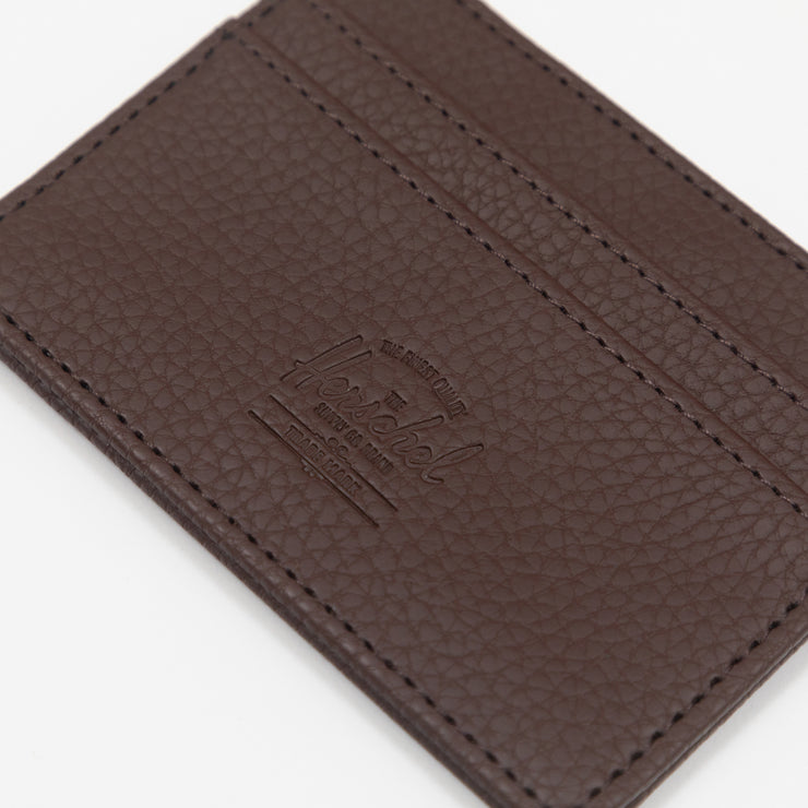 Herschel Supply CO. Charlie Vegan Leather Cardholder in BROWN