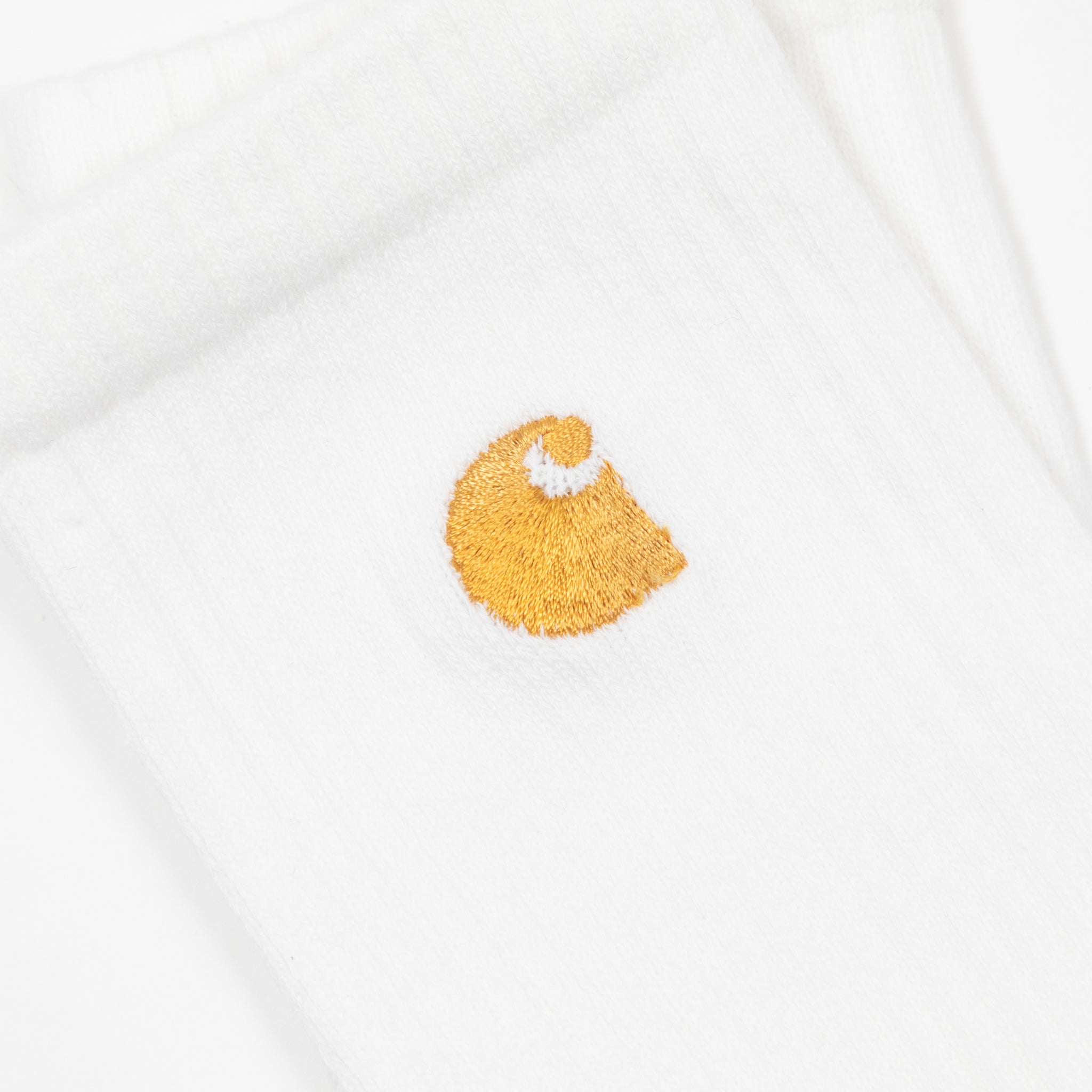 CARHARTT Chase Socks in WHITE & GOLD