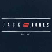 JACK & JONES Chest Logo T-Shirt in NAVY