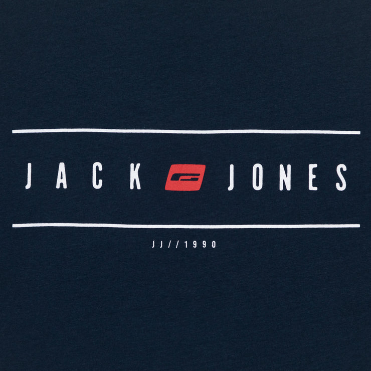 JACK & JONES Chest Logo T-Shirt in NAVY