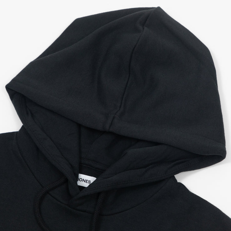JACK & JONES Chest Logo Hoodie in BLACK