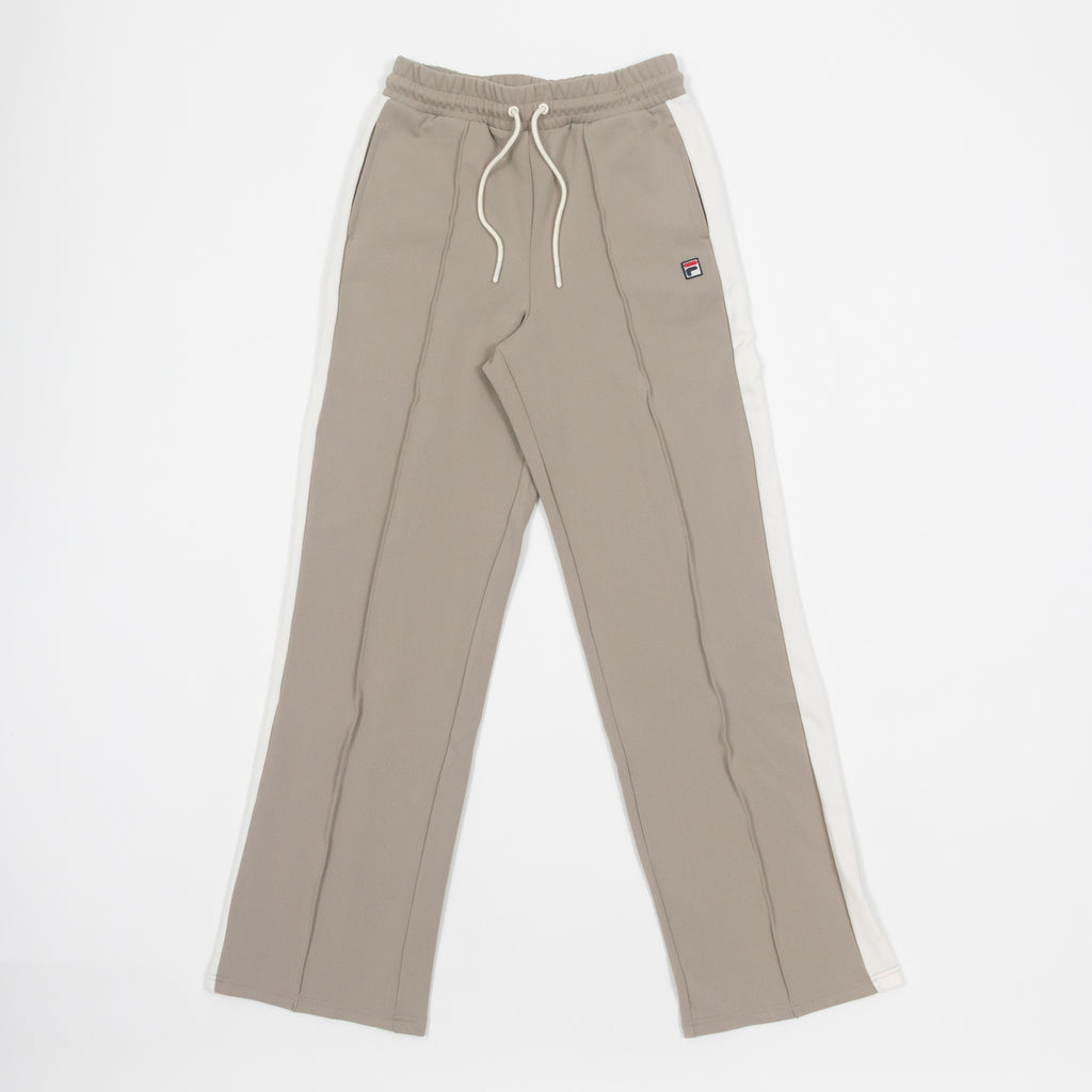 Womens FILA Chiara Straight Leg Trousers in CREAM