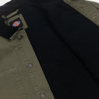 DICKIES Chore Jacket Lined Canvas in MILITARY GREEN