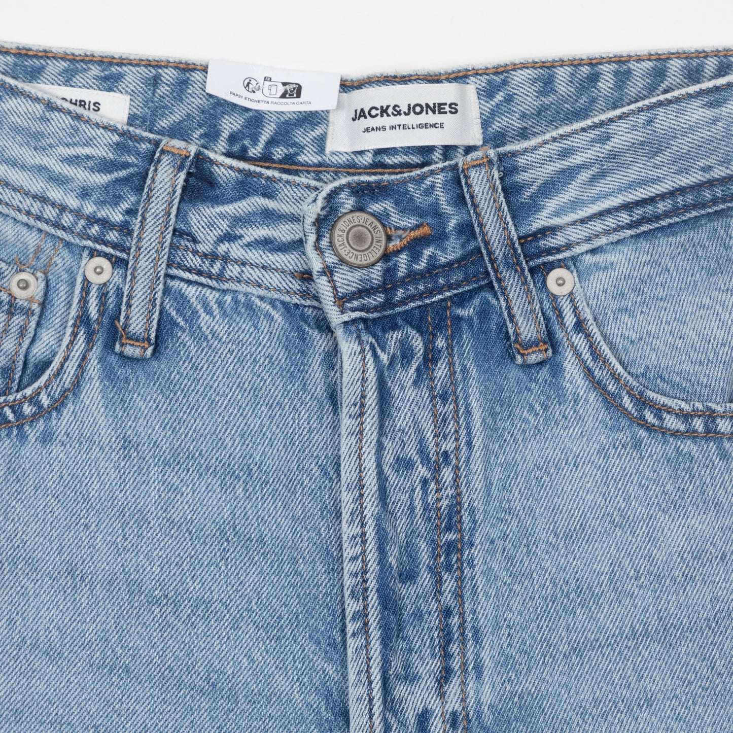 JACK & JONES Chris Original 693 Straight Fit Jeans in BLUE