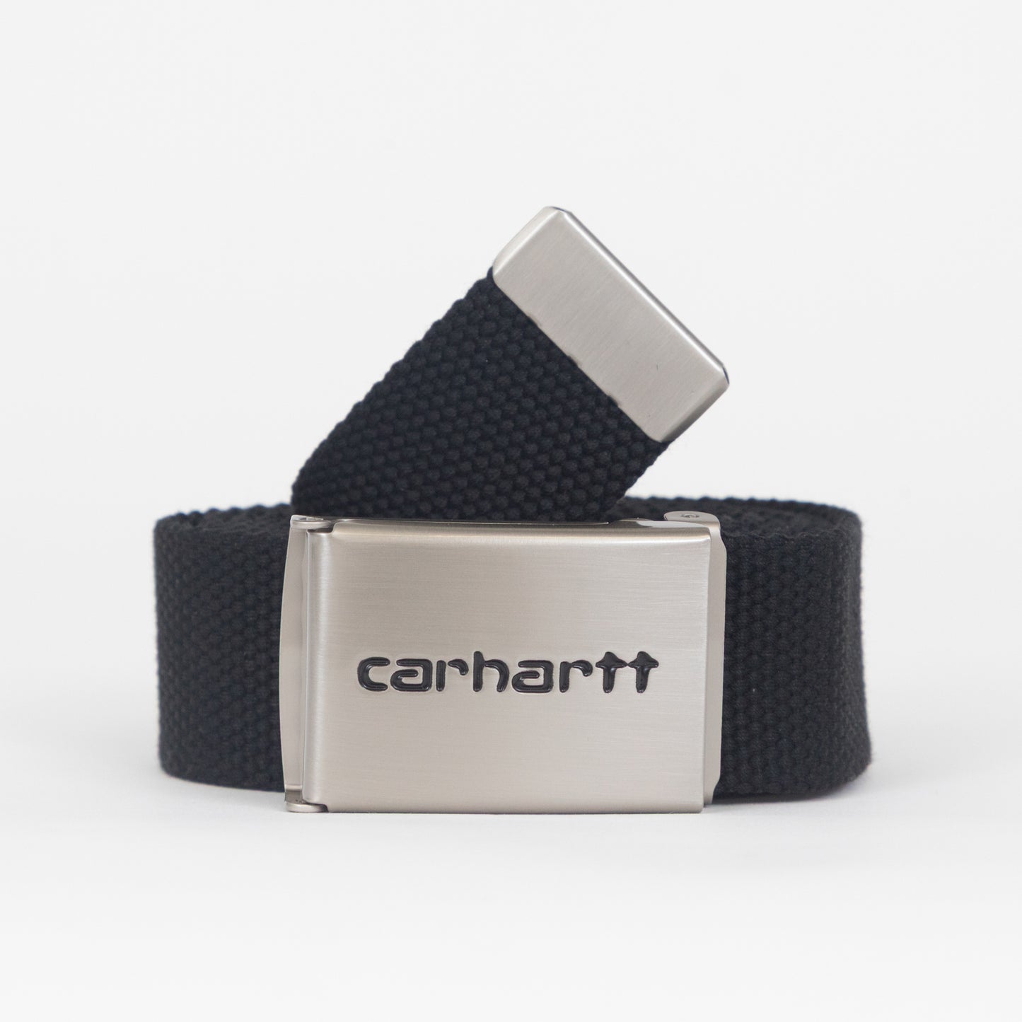 CARHARTT Chrome Clip Belt in BLACK