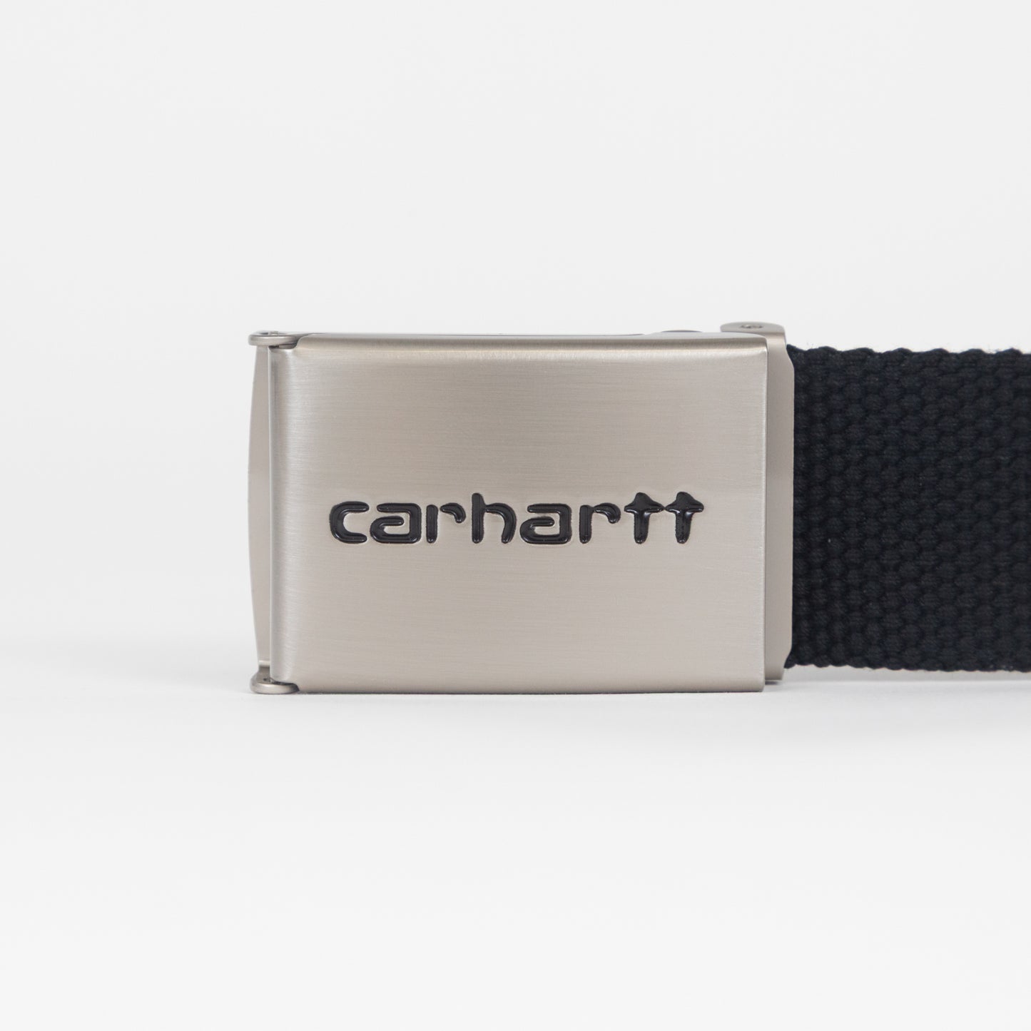 CARHARTT Chrome Clip Belt in BLACK