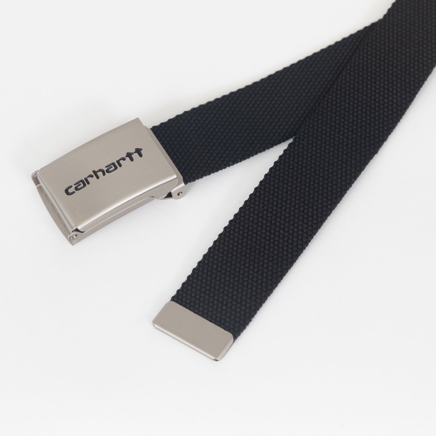 CARHARTT Chrome Clip Belt in BLACK