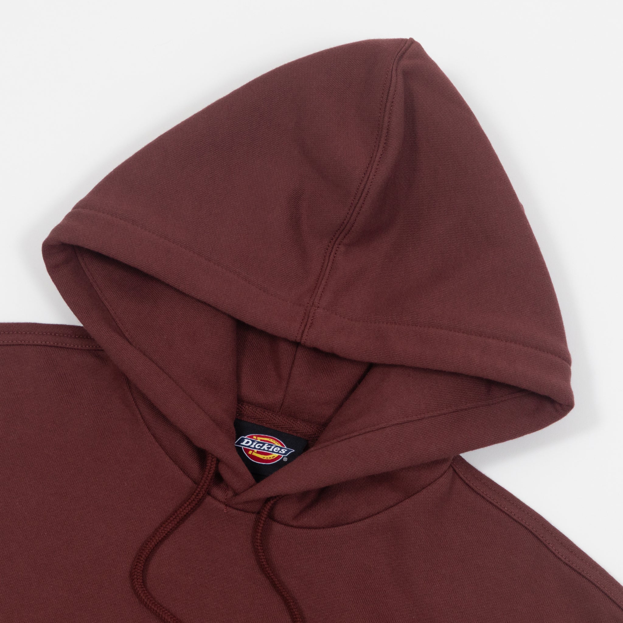 Brown dickies hoodie with drawstring hem 