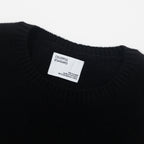 COLORFUL STANDARD Classic Merino Wool Crew in DEEP BLACK