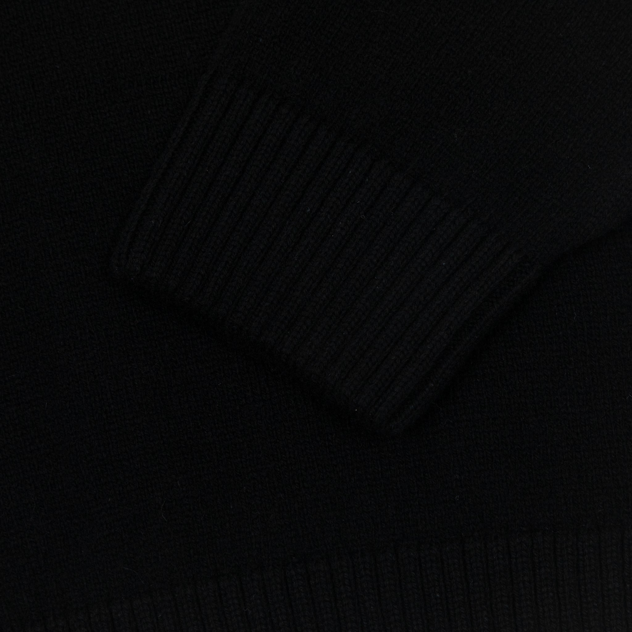 COLORFUL STANDARD Classic Merino Wool Crew in DEEP BLACK