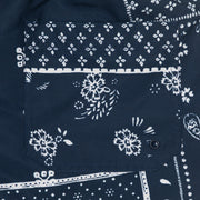 FARAH Colbert Bandana Print Swim Shorts in TRUE NAVY