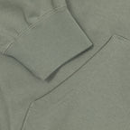 Womens OBEY Collegiate Baggy Relaxed Zipped Hoodie in GREEN