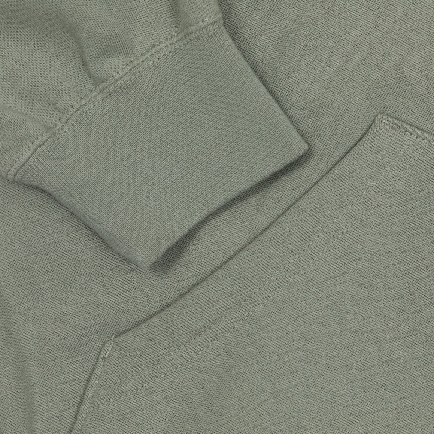 Womens OBEY Collegiate Baggy Relaxed Zipped Hoodie in GREEN