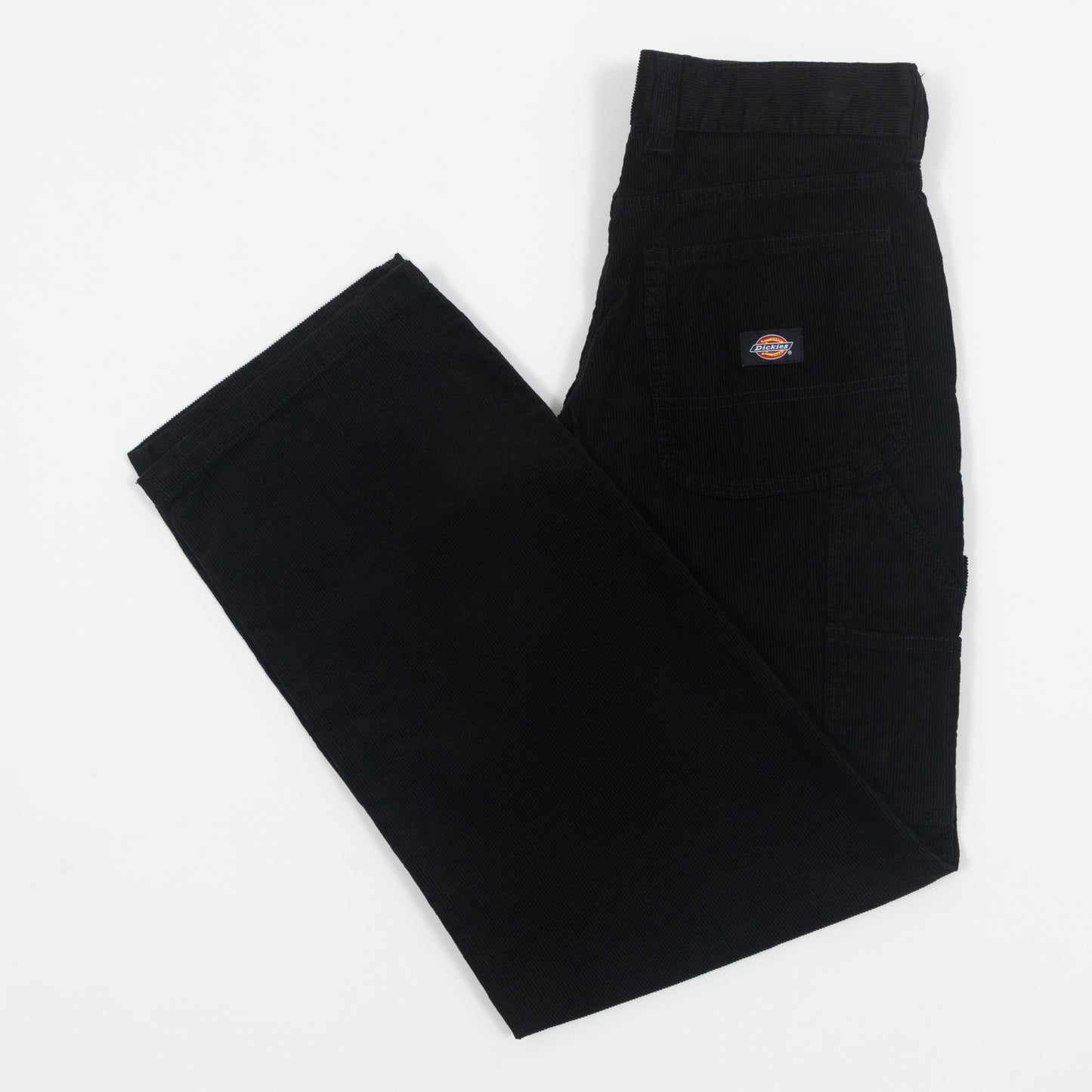 Womens DICKIES Corduroy Carpenter Jeans in BLACK