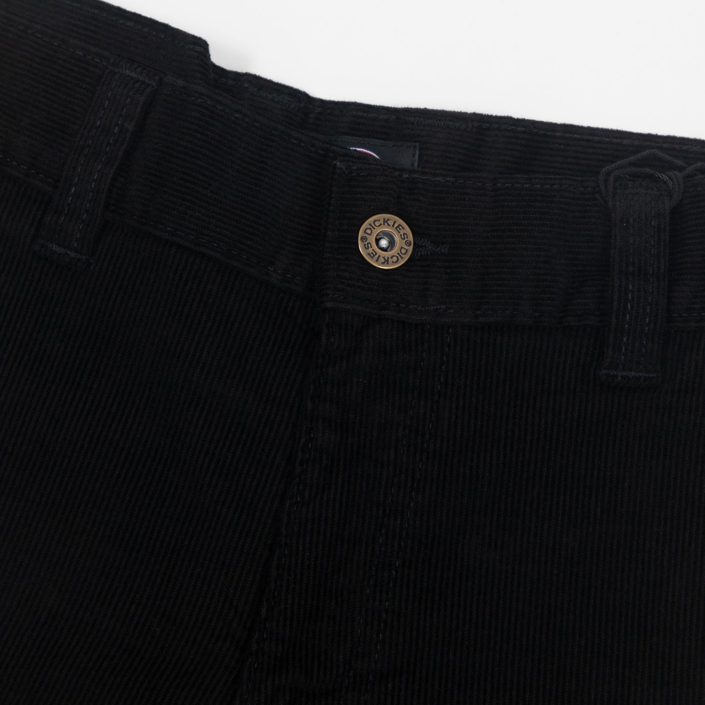 Womens DICKIES Corduroy Carpenter Jeans in BLACK