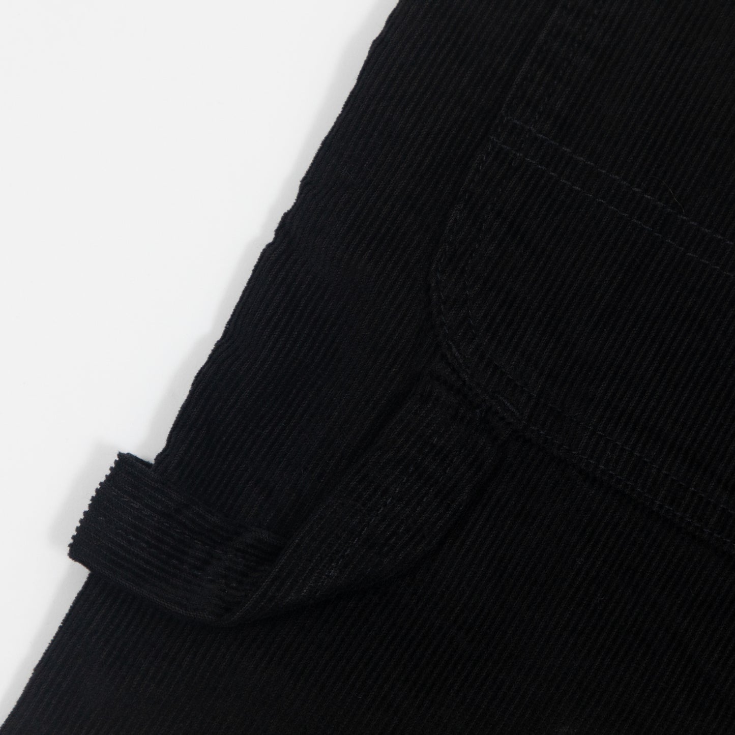 Womens DICKIES Corduroy Carpenter Jeans in BLACK