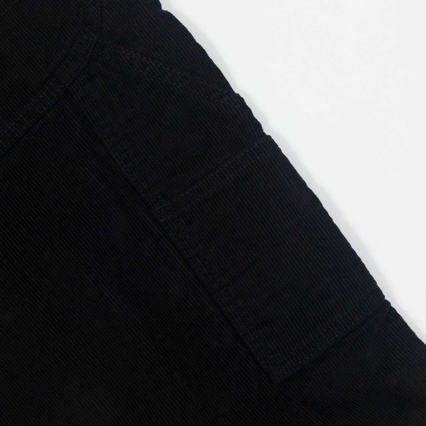 Womens DICKIES Corduroy Carpenter Jeans in BLACK