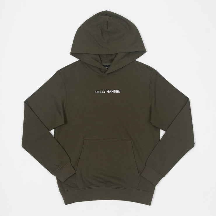 HELLY HANSEN Core Graphic Hoodie in GREEN