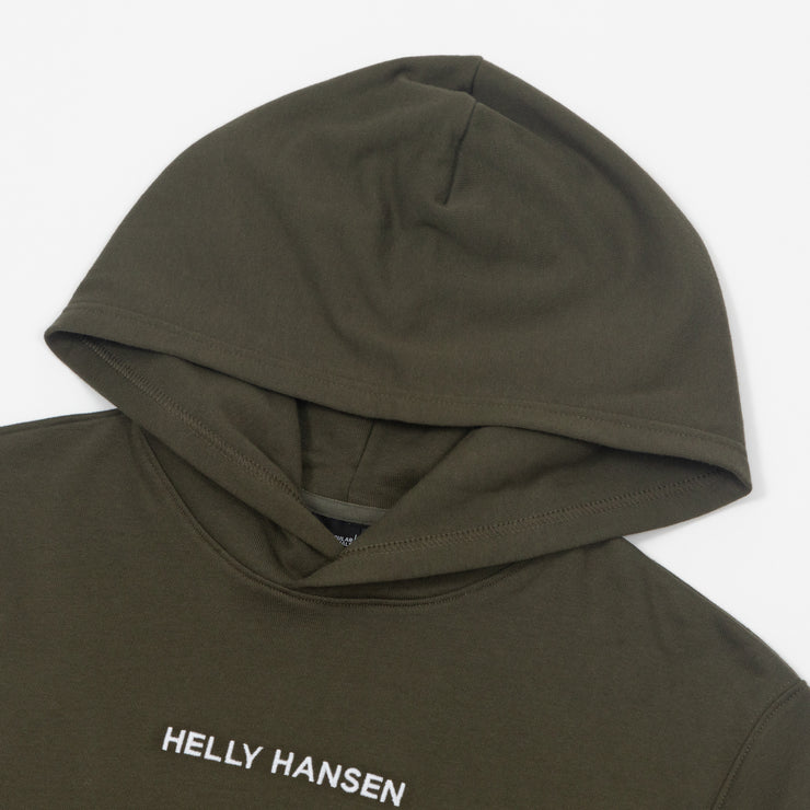 HELLY HANSEN Core Graphic Hoodie in GREEN