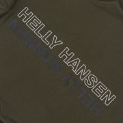 HELLY HANSEN Core Graphic Hoodie in GREEN