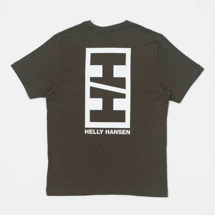 HELLY HANSEN Core Graphic T-Shirt in GREEN