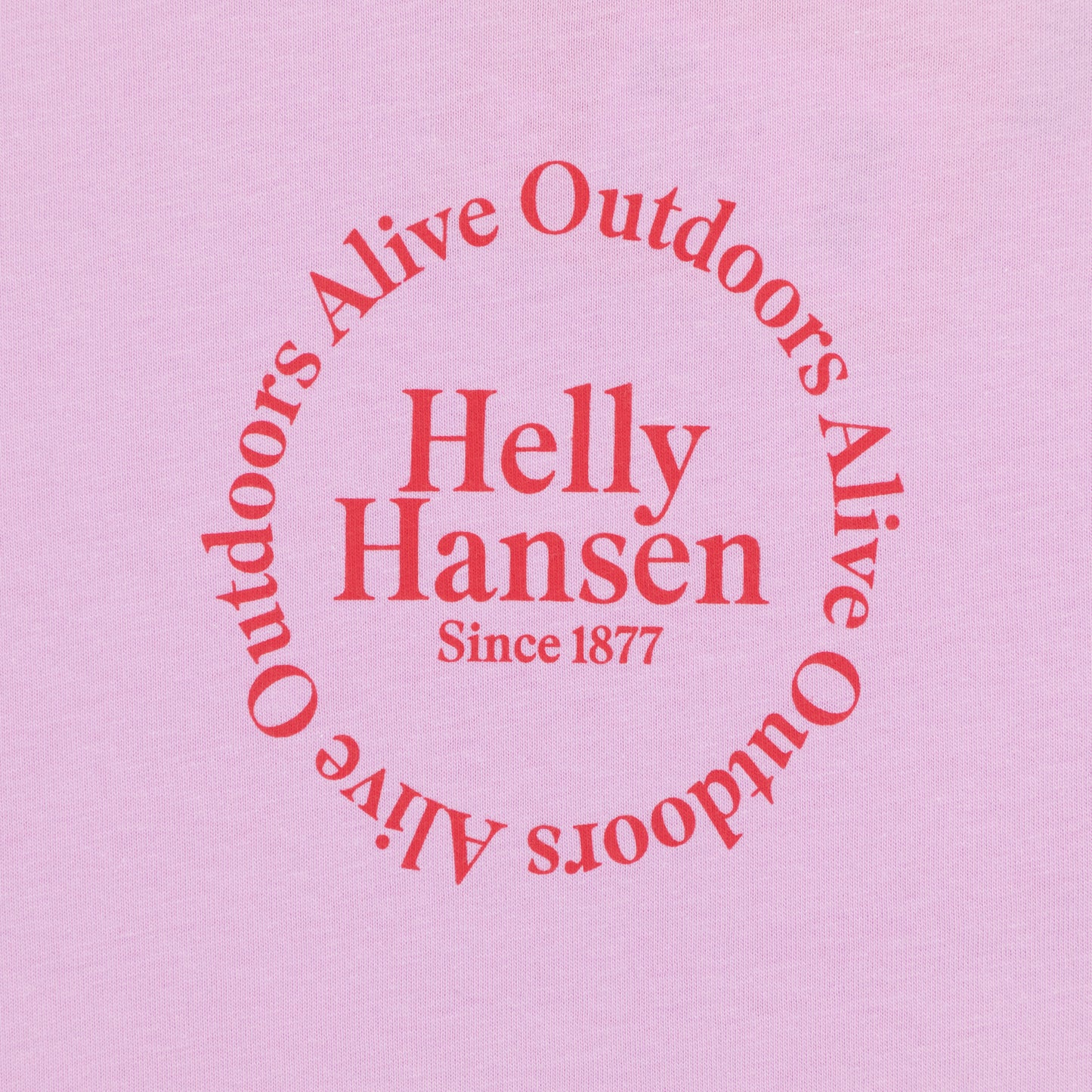 Womens HELLY HANSEN Core Graphic T-Shirt in PINK