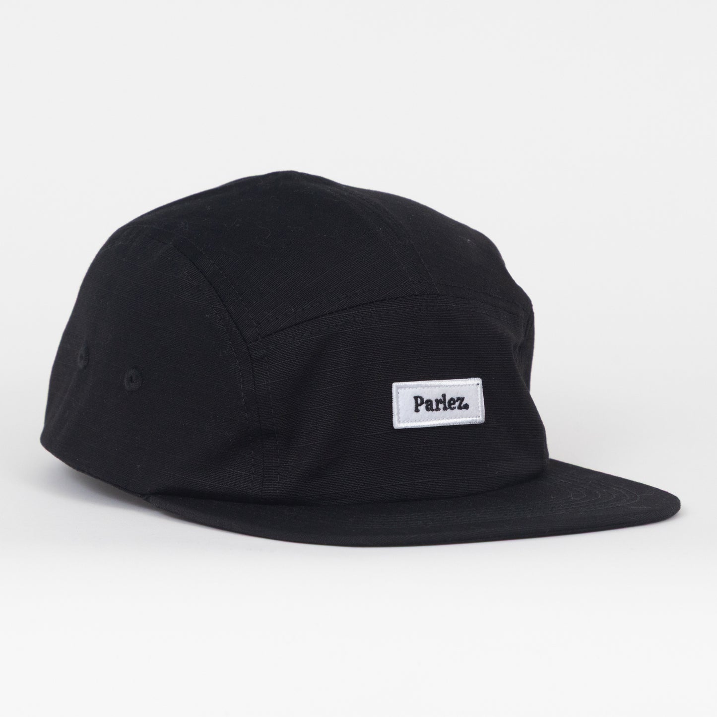 PARLEZ Cover 5 Panel Cap in BLACK