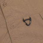 ELLIKER Craw Long Sleeve Tech Shirt in DARK BEIGE