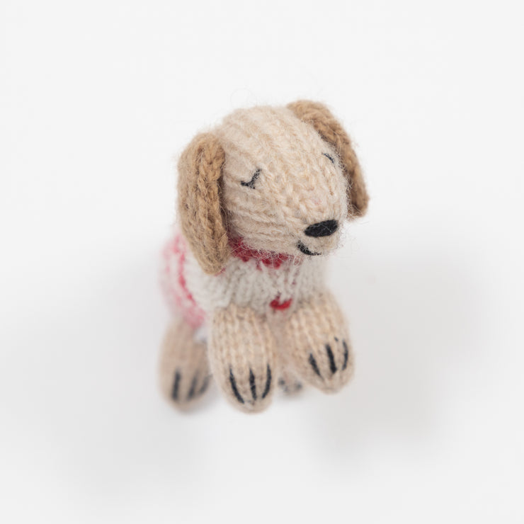 Crochet Dachshund in Sweater Christmas Ornament