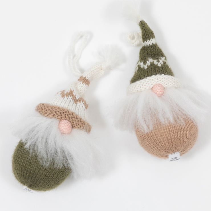 Crochet Gnomes with Nordic Hat Christmas Ornament
