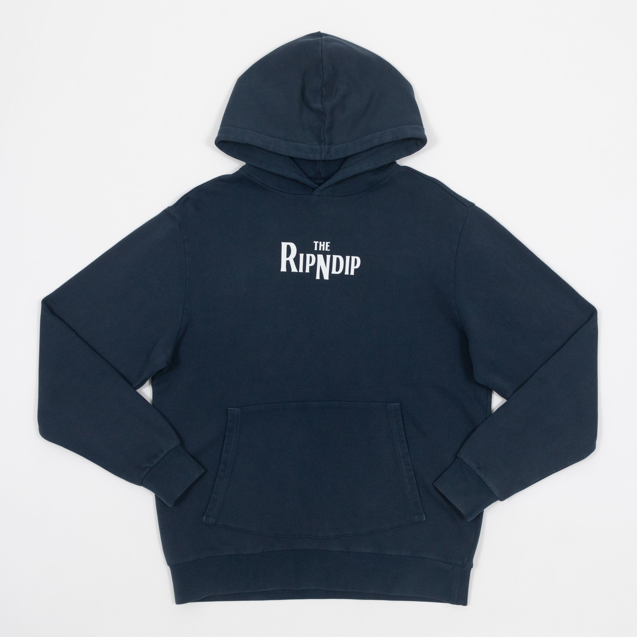 RIPNDIP Crosswalk Hoodie in NAVY VINTAGE WASH