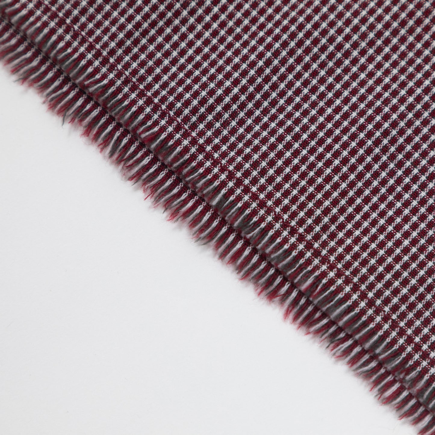BRIXTON Cru Micro Plaid Short Sleeve Shirt in CORDOVAN RED