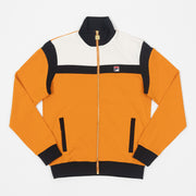 FILA Cruz Colour Block Track Jacket in ORANGE