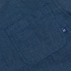 USKEES Cuban Short Sleeve Shirt in BLUE