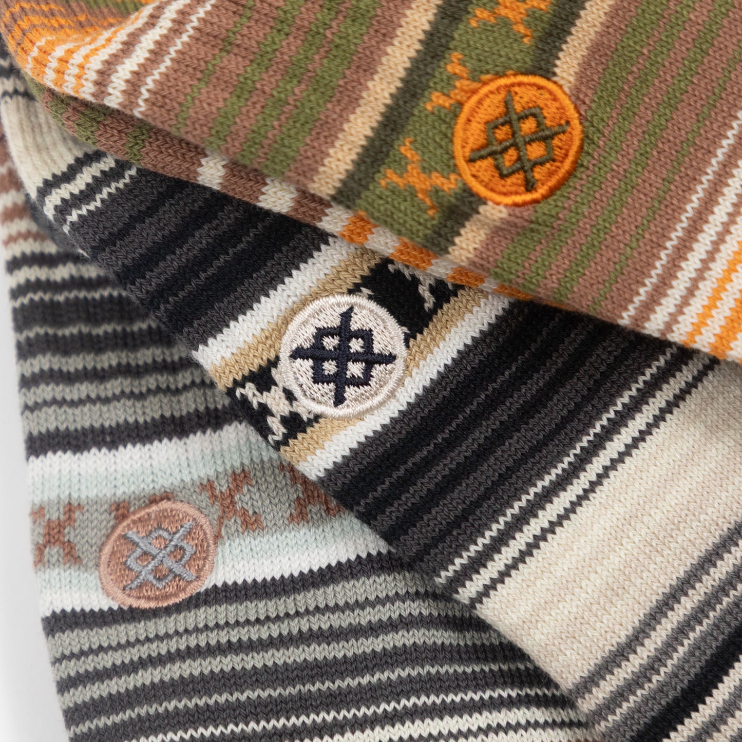 STANCE Curren 3 Pack Socks in GREEN