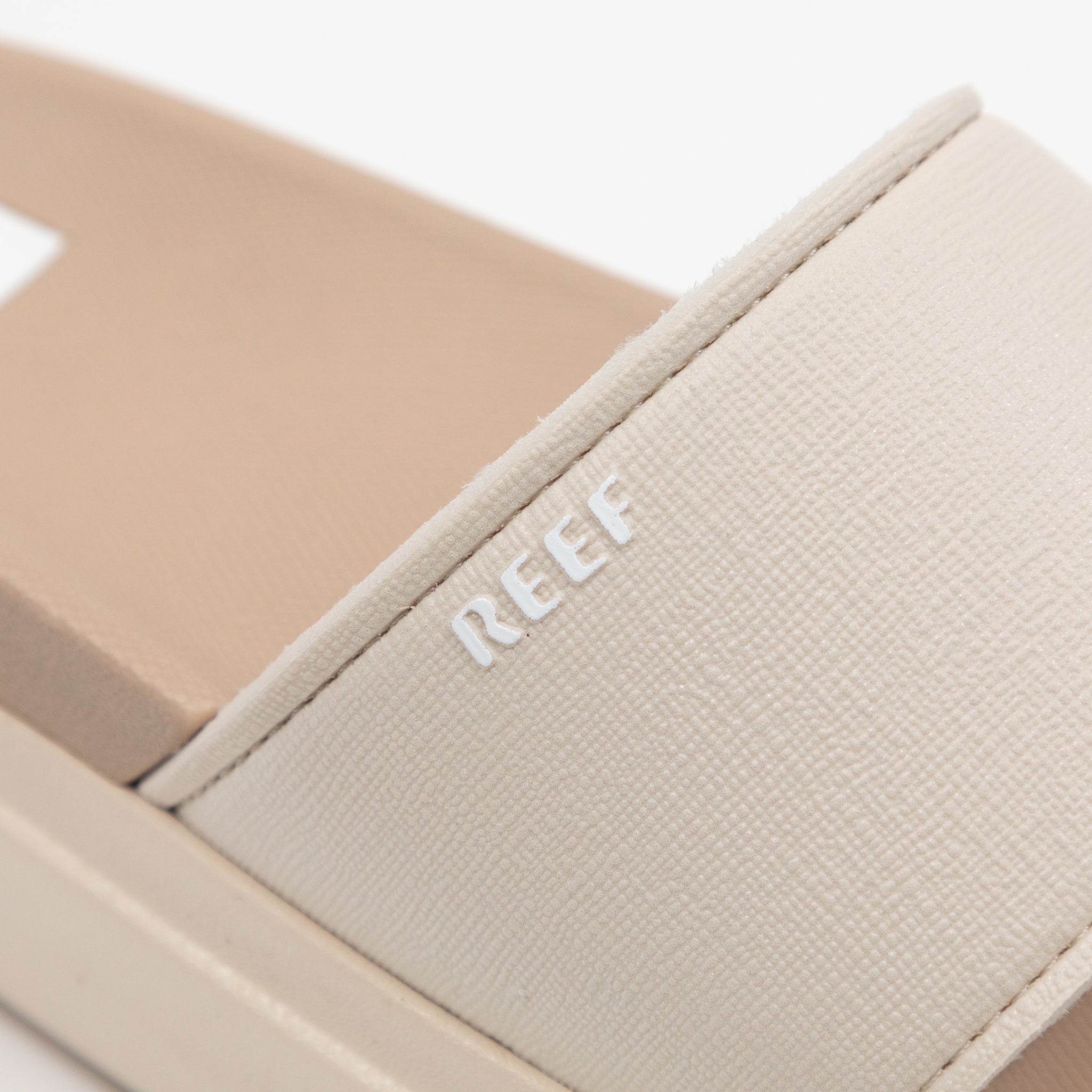 Womens REEF Cushion Bondi Bay Platform Sandals in WHITE