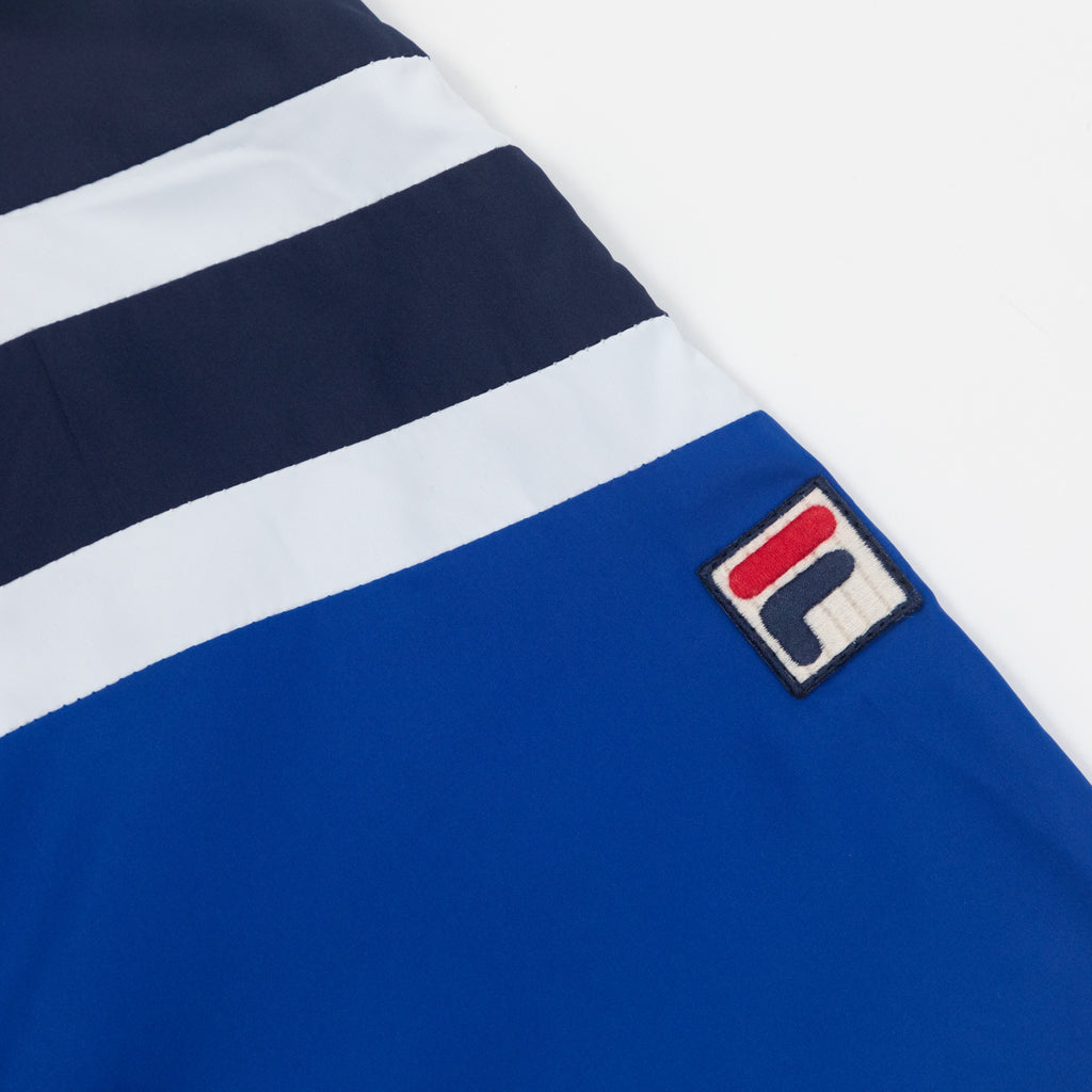 FILA Cut Sew Panelled Track Jacket in BLUE & WHITE