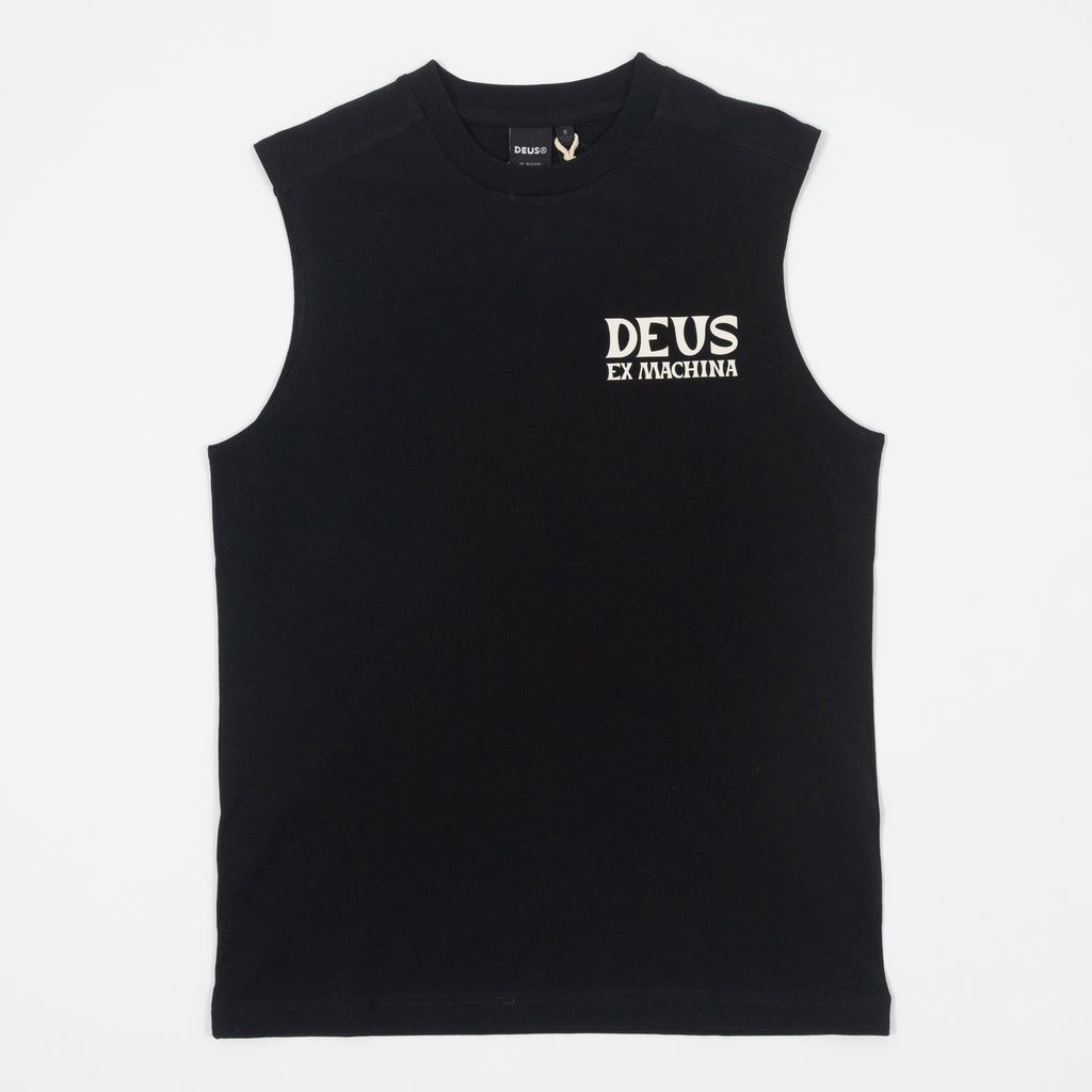 DEUS EX MACHINA Chinook Muscle Vest in Black