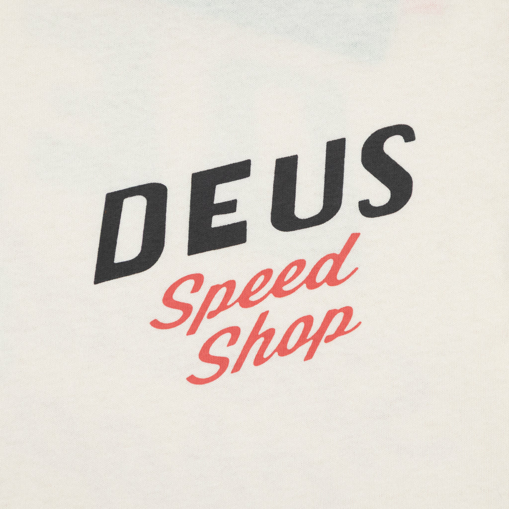 DEUS EX MACHINA Dogleg Tee in DIRTY WHITE