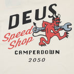 DEUS EX MACHINA Dogleg Tee in DIRTY WHITE