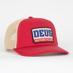 DEUS EX MACHINA Malden Trucker Cap in Red