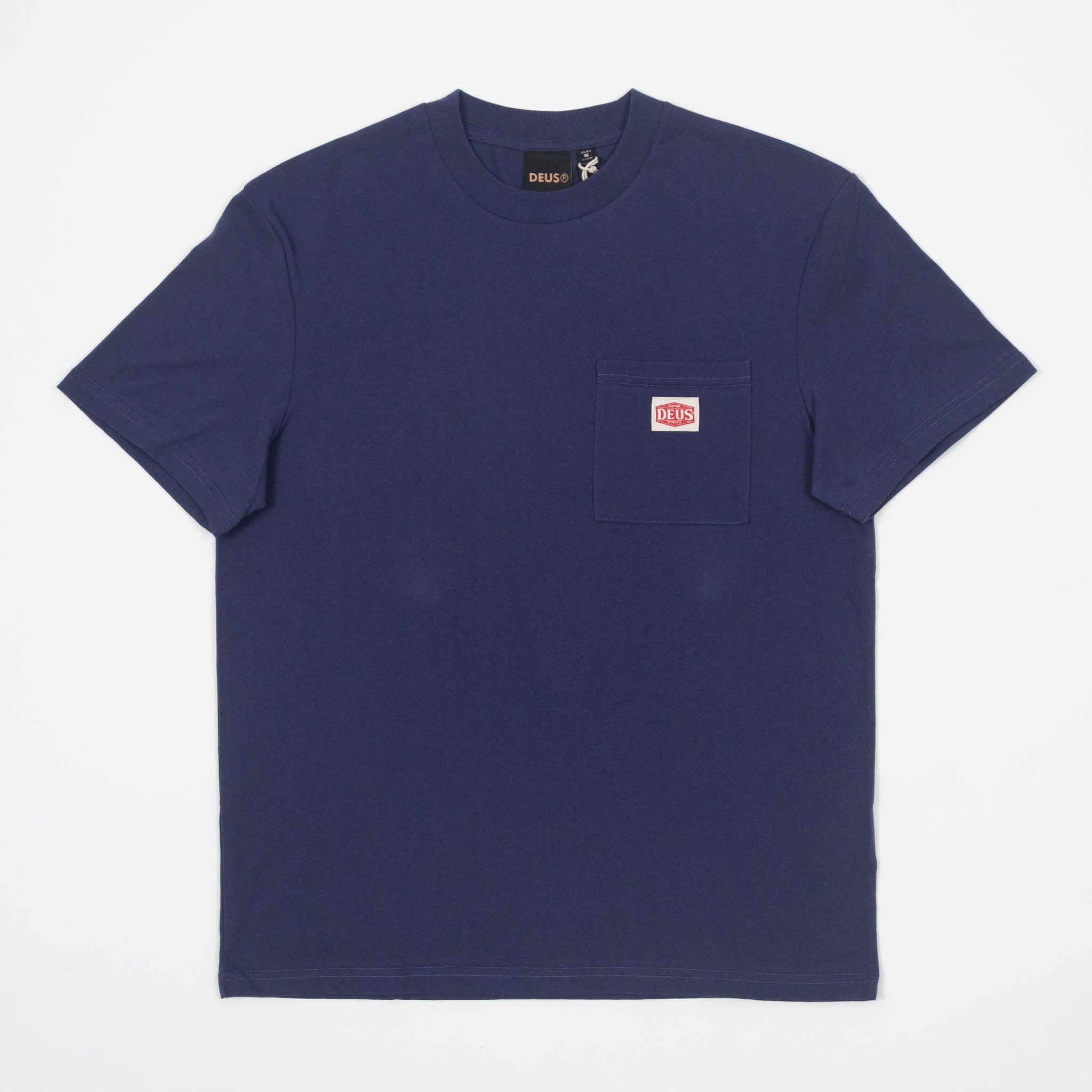 DEUS EX MACHINA Parts & Service Pocket Tee in Purple